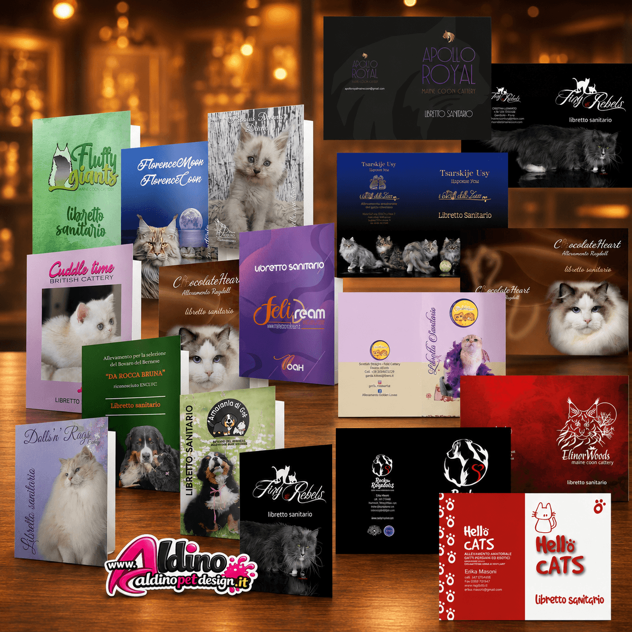 Libretti Sanitari Personalizzati per Allevatori | Aldino Pet Design