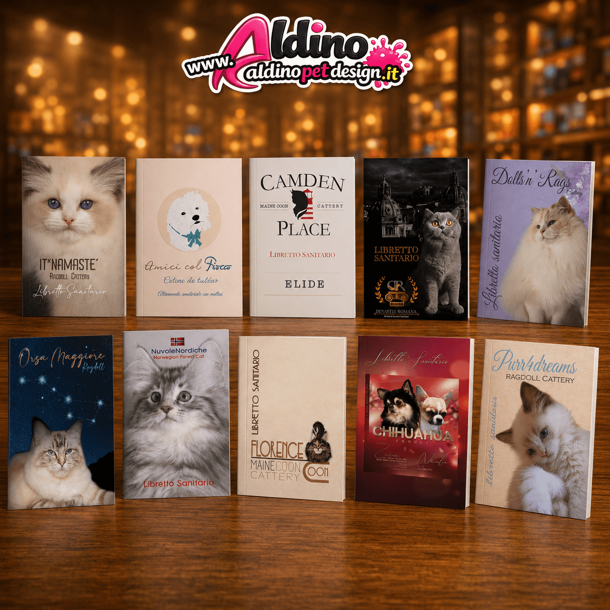 Libretti Sanitari Personalizzati per Allevatori | Aldino Pet Design