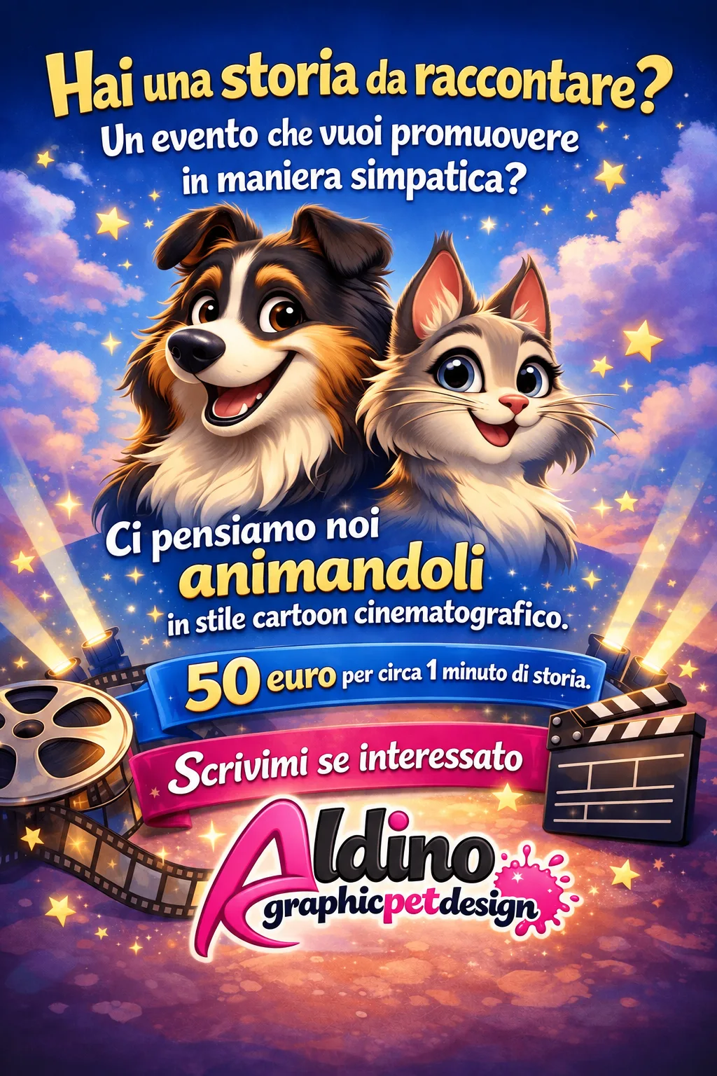 Animazioni e storytelling per allevatori di cani e gatti
